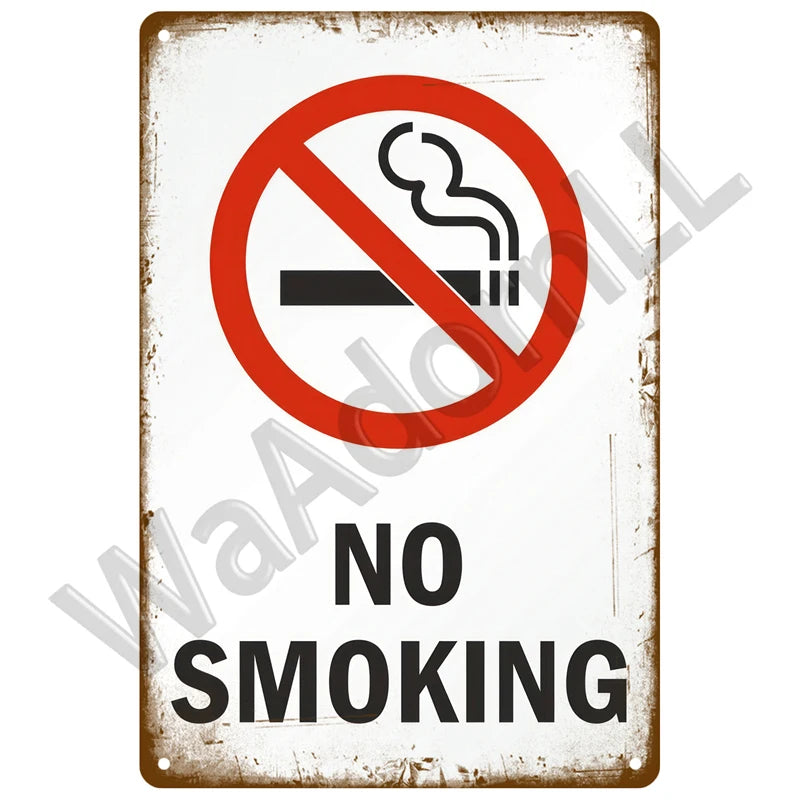 Plaque Métal Rétro “Attention Zone Sous Surveillance” – Panneau Décoratif Vintage 20x30 cm pour Maison, Garage, Bar et Atelier