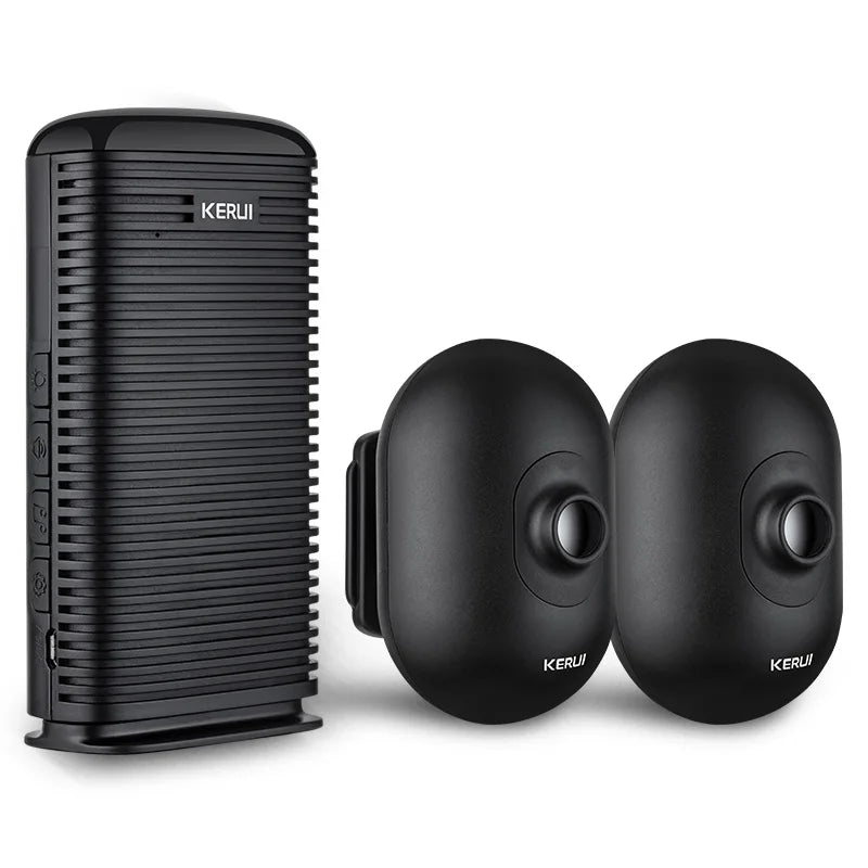 Alarma Allée Sans Fil KERUI DW9 con detector de movimiento PIR Étanche – Sistema de seguridad de garaje y exterior con modo Accueil y Sirène Puissante