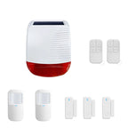 Sirène Extérieure Solaire Sans Fil ZUIDID SN40 433 MHz – Alarma Étanche con Flash Lumineux para Seguridad Casa