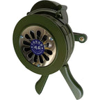 Sirène Manuelle d’Urgence à Manivelle en Alliage d’Aluminium 110 dB – Alarme de Sécurité Autonome et Portable