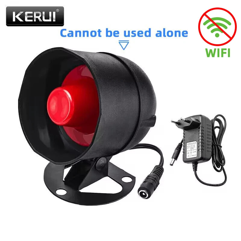 KERUI H01 Sistema de Alarma Casa WiFi Tuya con Sirène 433MHz - Kit Seguridad Sans Fil Compatible Alexa y Google Home