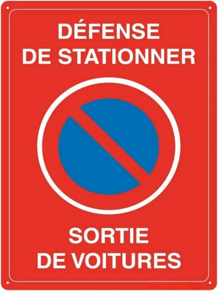 Panneau Aluminium Sécurité “Alarme Vidéo – Propriété Privée, Défense d’Entrer” – Plaque Rétro pour Parking et Zones Protégées