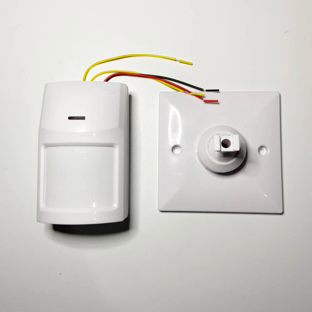 Detecteur de Mouvement Filaire PIR SAIFULI SFL-806 110° – Capteur Infrarouge Mural pour Alarme Maison et Securité Intérieure