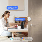 Captador de apertura magnético WiFi PGST Tuya 2.4G – Detector de puerta y ventana conectado para el sistema de alarma de la casa