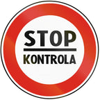 Panneau Rond en Aluminium “Propriété Privée – Accès Interdit – Vidéosurveillance” 20 cm – Señalización de seguridad exterior e interior 