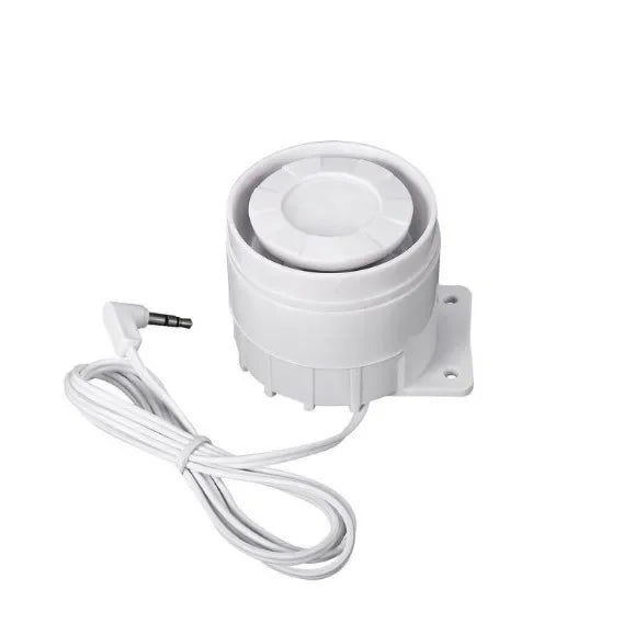 Sirène Filaire 120 dB 12V con Prize Jack – Avertisseur Sonore Haute Puissance pour Système d'Alarme Maison et Local 