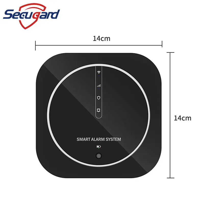 SECUGARD G13 – Sistema de alarma Maison Connecté Tuya WiFi &amp; GSM, 433 MHz, Seguridad Sans Fil con aplicación Smart Life y compatibilidad con Alexa