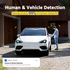 Caméra de Surveillance ANNKE C800 4K PoE 8MP – Caméra Extérieure IK10 Antivandale avec Double Éclairage Intelligent et Micro Intégré