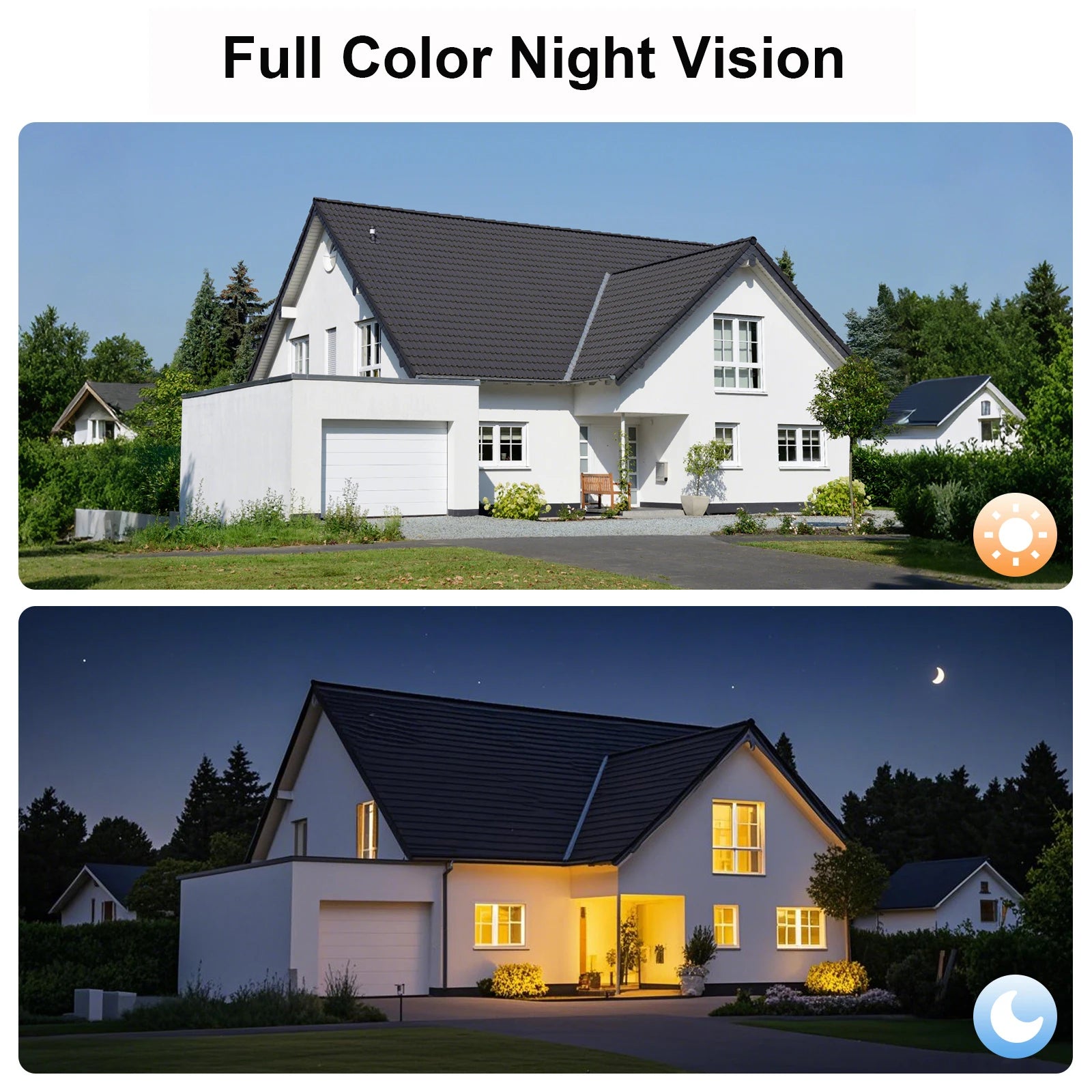 Caméra Solaire Murale 2K avec Éclairage LED – 3MP, Détection Humaine, Vision Nocturne Couleur, Batterie 5200 mAh, Alarme et Audio Bidirectionnel IP66