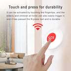 Botón SOS Tuya Zigbee / WiFi – Botón de Llamada de Emergencia con Cordón, Notificación Smartphone para Personas Mayores, Niños y Pacientes