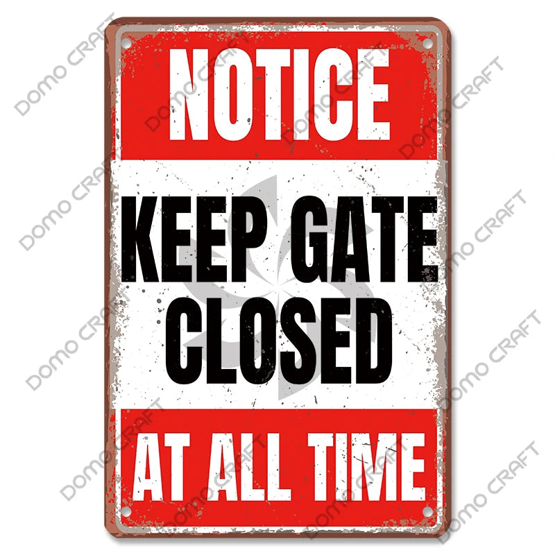 Panneau Avertissement CCTV Vintage en Métal 20x30 cm – Plaque Sécurité Vidéosurveillance 24h pour Mur, Boutique et Maison