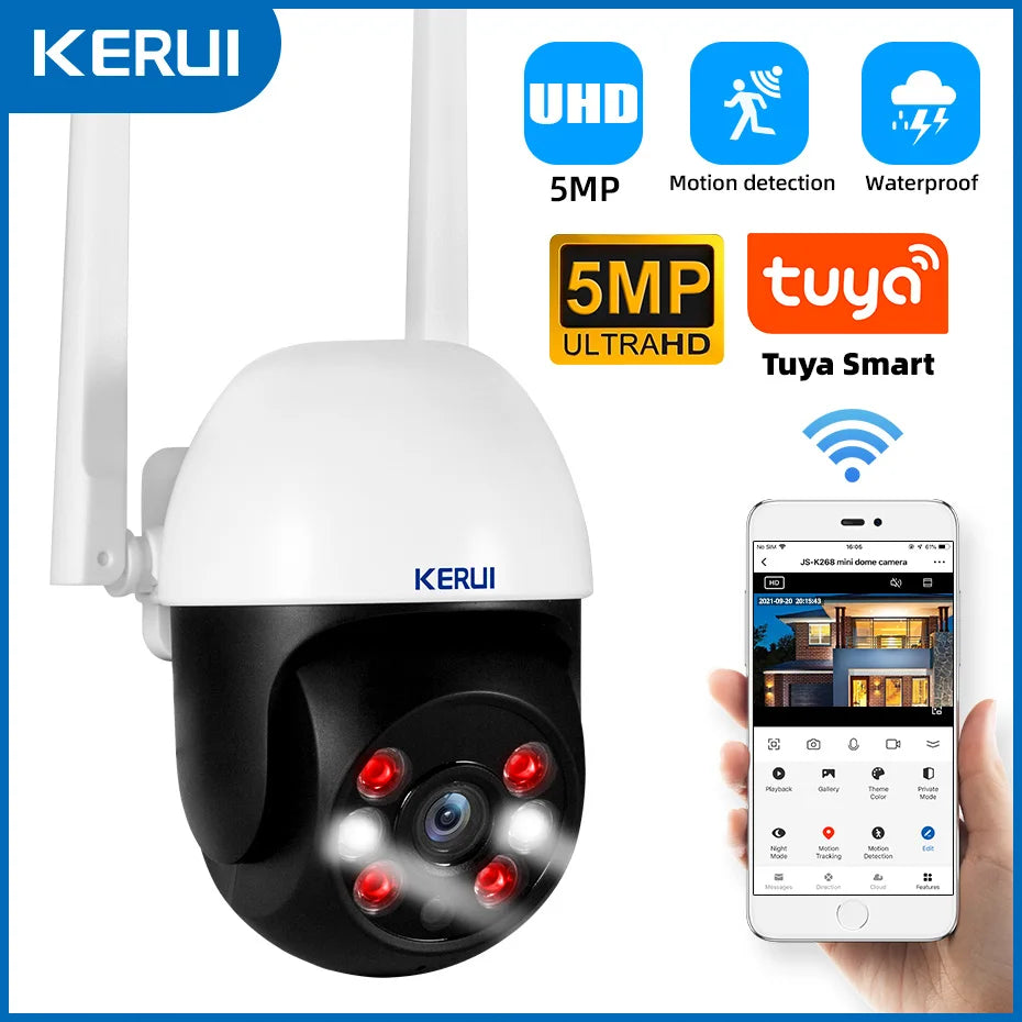KERUI G20/G30 – Système d’Alarme Maison WiFi + GSM 2G Tuya 433 MHz, Kit DIY Sans Fil Anti-Intrusion