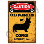 Panneau Vintage CCTV en Métal 20 x 30 cm – Plaque Murale “Vidéosurveillance 24h” pour Bar, Garage, Café et Maison