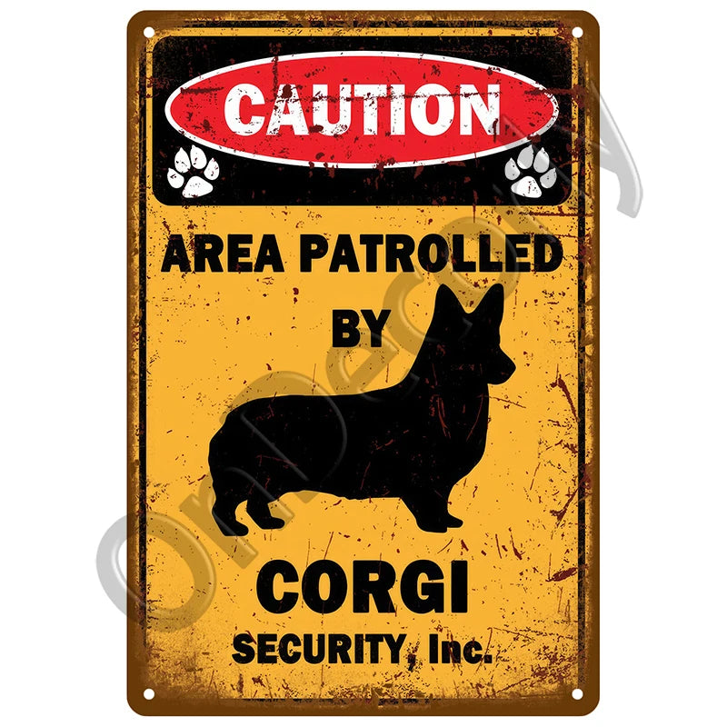 Panneau Vintage CCTV en Métal 20 x 30 cm – Plaque Murale “Vidéosurveillance 24h” pour Bar, Garage, Café et Maison