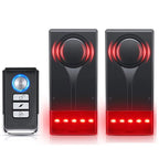 Elecpow Alarme Antivol Sans Fil 108 dB pour Voiture et Camping-Car – Détecteur de Vibration avec Télécommande et Alerte Sonore & Lumineuse