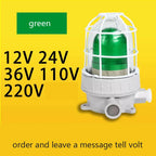 Sirène d’Alarme Incendie Sonore et Lumineuse Antidéflagrante 220V avec Stroboscope LED 24V – Puissance et Sécurité Maximales