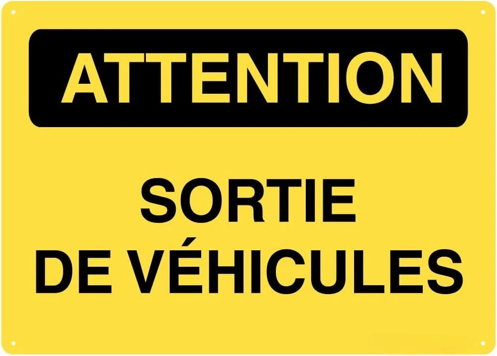 Panneau de Signalisation Sécurité en Aluminium – Alarme Vidéo, Accès Interdit, Propriété Privée, Attention Véhicules et Chien de Garde