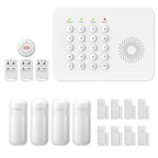 Sistema de alarma Maison PGST WiFi + GSM 2G Tuya – Kit de seguridad conectado con detectores de movimiento y captadores de puerta/ventana