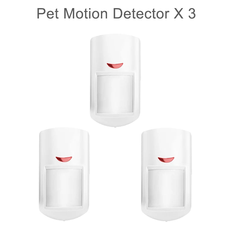 PGST P96-R-1 - Detector de movimiento infrarrojo sin filtro 433 MHz Compatible Tuya, inmunidad animal, para sistema de alarma de casa