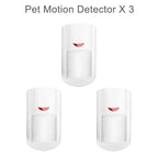 PGST P96-R-1 - Detector de movimiento infrarrojo sin filtro 433 MHz Compatible Tuya, inmunidad animal, para sistema de alarma de casa