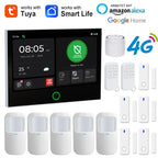 Système d’Alarme Maison Connecté Tuya WiFi 4G Earykong ER-G74 – Écran Tactile, Sirène, Contrôle App, Compatible Alexa et Google