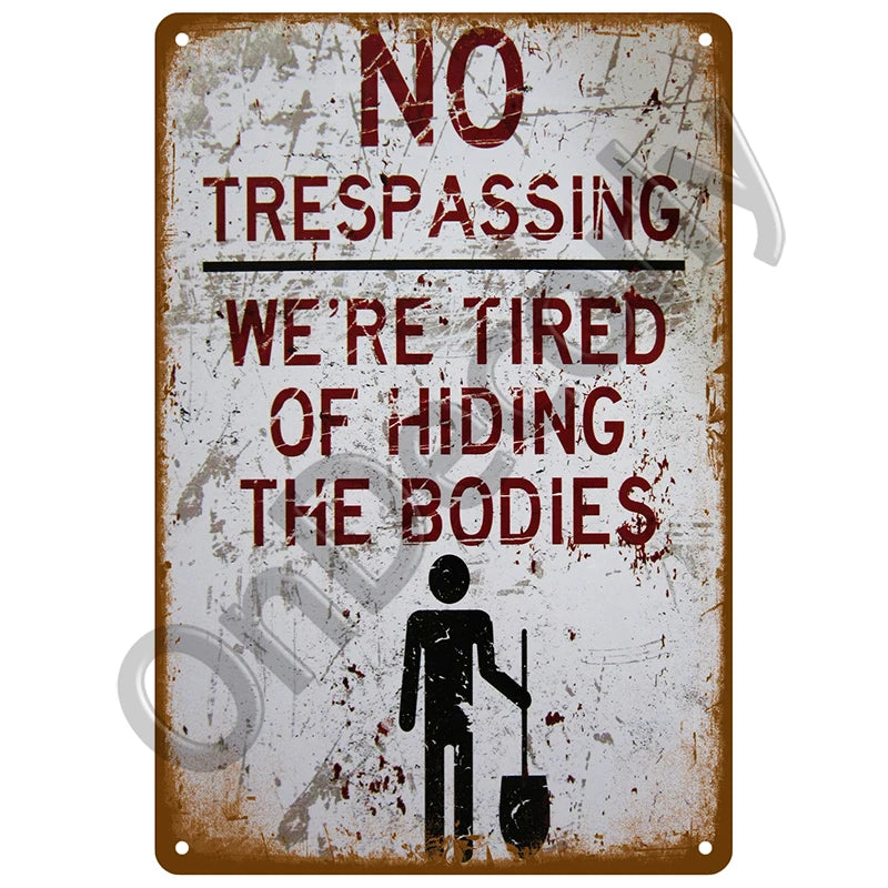 Panneau Vintage CCTV en Métal 20 x 30 cm – Plaque Murale “Vidéosurveillance 24h” pour Bar, Garage, Café et Maison