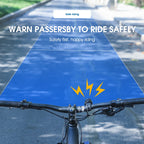 WEST BIKING Sonnette Électrique pour Vélo Rechargeable USB – Klaxon Puissant 6 Modes pour VTT, Vélo de Route et Vélo Urbain