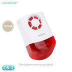 HOMSECUR DD01-4G – Sistema de alarma de casa conectado WiFi y 4G con aplicaciones, SOS, interfono y aplicaciones automáticas 