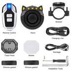 Extractme Alarme Vélo et Moto Sans Fil 110 dB Recargable USB – Detector de vibración Étanche IPX5 para Vélo, Scooter y Deux-Roues