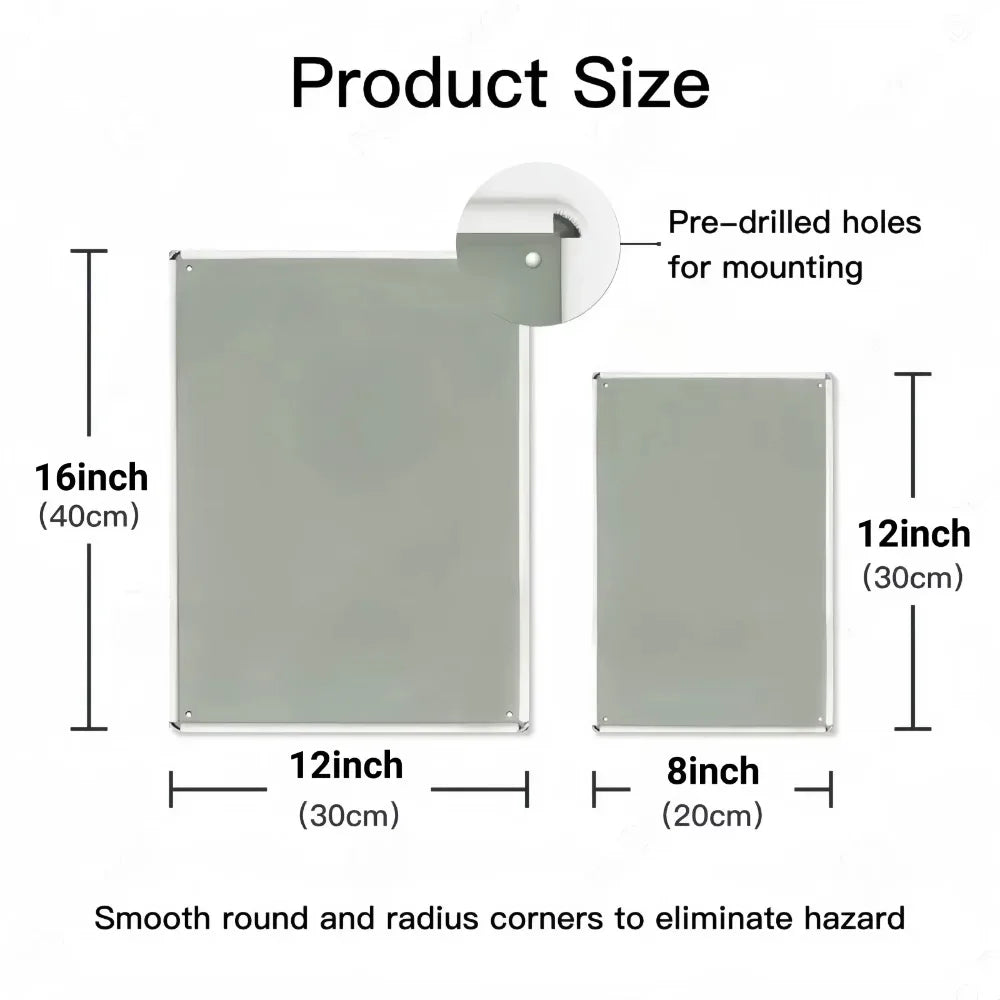 Panneau Aluminium Sécurité “Alarme Vidéo – Propriété Privée, Défense d’Entrer” – Plaque Rétro pour Parking et Zones Protégées