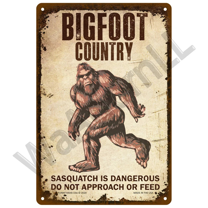 Plaque Métal Rétro “Attention Zone Sous Surveillance” – Panneau Décoratif Vintage 20x30 cm pour Maison, Garage, Bar et Atelier