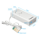 Detecteurs de Fuite d'Eau TOPVICO TP-206W (Lote de 5) – Alarma de inundación 120 dB para protección de casa y lugares 