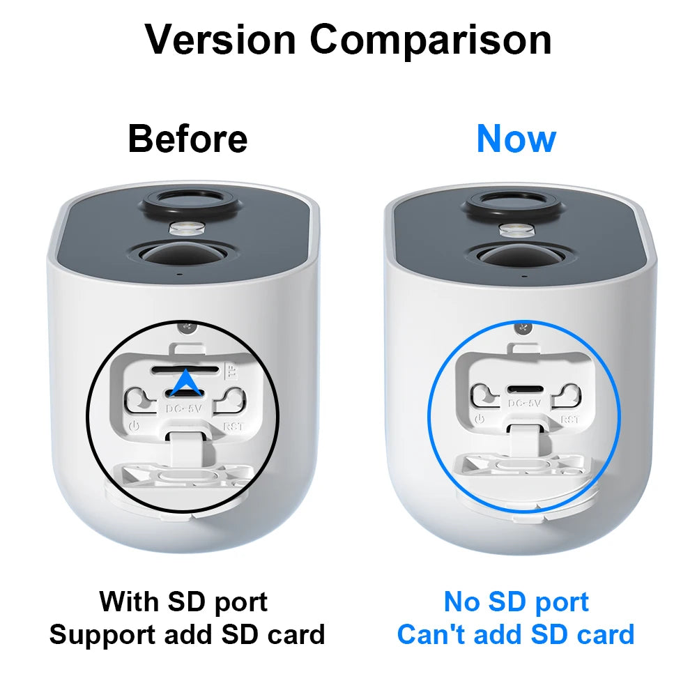 Caméra de Surveillance ANRAN 2K sur Batterie Rechargeable – WiFi 2,4 GHz, Détection Humaine PIR, Vision Nocturne Couleur, Audio Bidirectionnel IP65