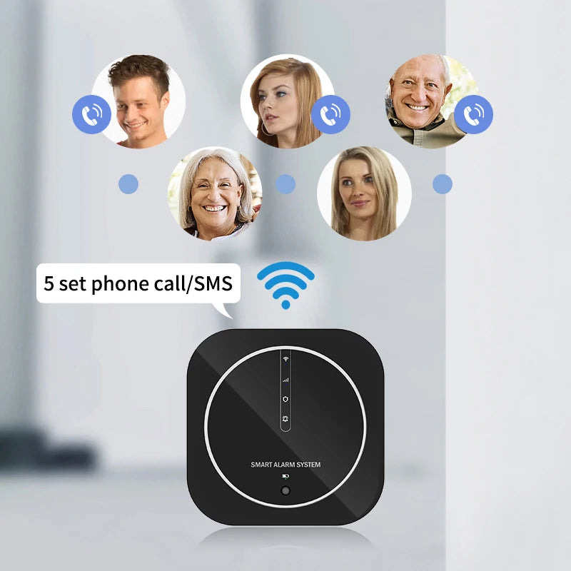 SECUGARD G13 – Hausalarmsystem mit Tuya-WiFi- und GSM-Verbindung, 433 MHz, kabellose Sicherheit mit Smart Life-Anwendung und Alexa-Kompatibilität