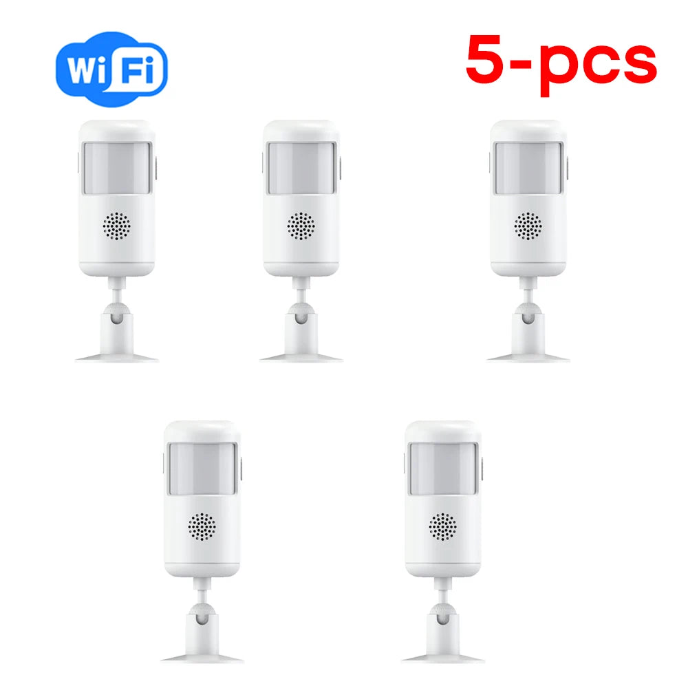 Detector de movimiento PIR 433MHz Étanche 180° - Capteur Infrarouge Sans Fil Compatible Tuya Smart Life para alarma de casa