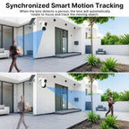 Cámara de seguridad 4G Solaire WONSDAR Doble objetivo 4K con batería integrada – Vigilancia exterior 24h/24