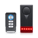 Elecpow Alarme Antivol Sans Fil 108 dB pour Voiture et Camping-Car – Détecteur de Vibration avec Télécommande et Alerte Sonore & Lumineuse