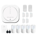 ZUIDID G13 – Sistema de alarma Maison Connecté Tuya WiFi &amp; GSM, Seguridad Sans Fil 433 MHz con Capteurs, Sirène y Control Vocal