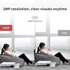 Cámara interna conectada BoyKeep 1080P – Cámara para animales y bebés, rotación de 360°, audio bidireccional y vigilancia a través de teléfono inteligente 