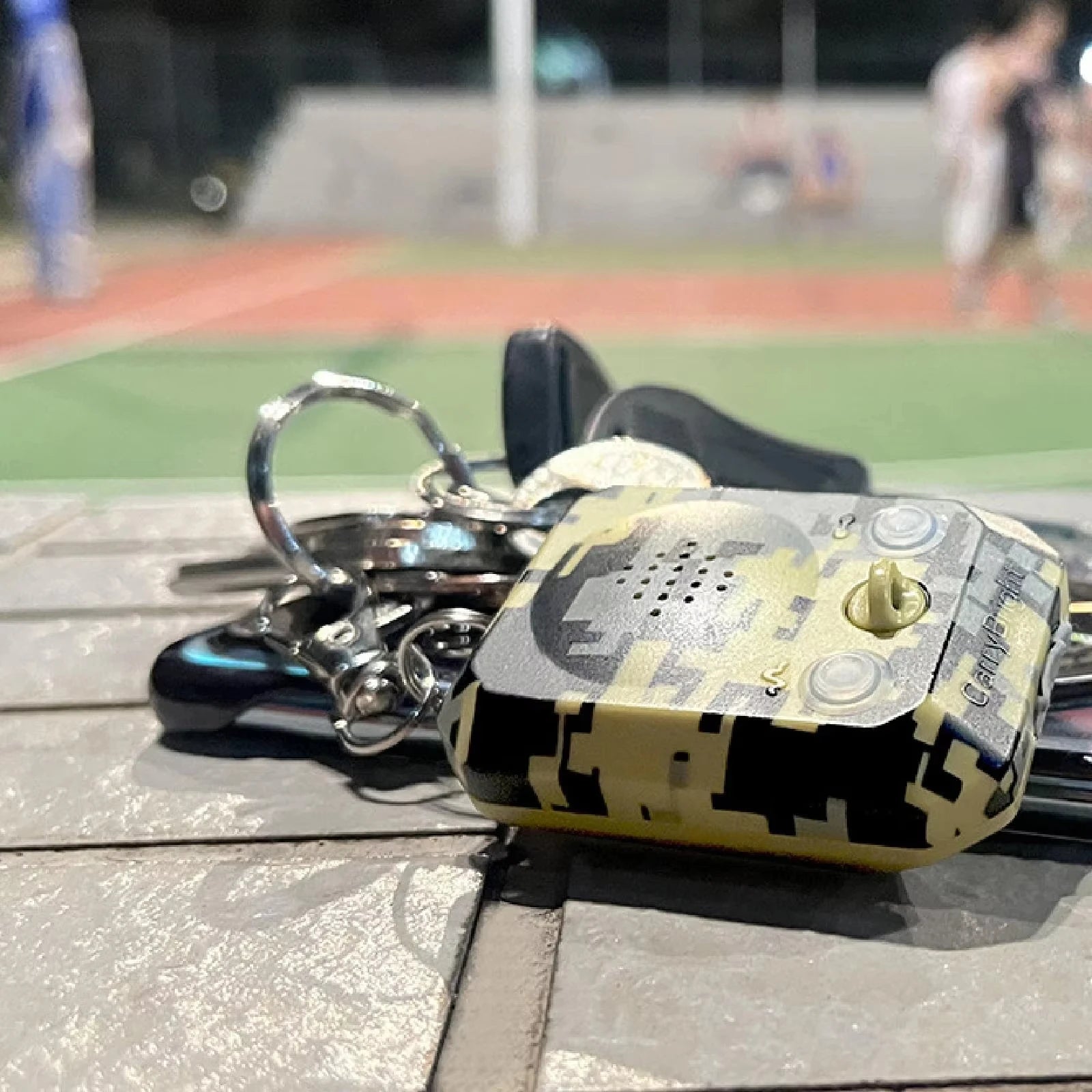 Alarma de camping portátil con filtro apagado – Dispositivo de seguridad 120 dB Étanche IP65 con batería recargable