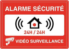 Panneau de Sécurité en Aluminium Renforcé – Vidéosurveillance, Propriété Privée, Accès Interdit pour Entrepôt et Locaux Professionnels
