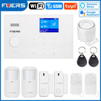 FUERS G30 – Hausalarmsystem mit WiFi- und GSM-Verbindung, Farbbildschirm, Sirene und Detektoren, fillose Sicherheit mit Anwendung