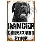 Panneau Vintage CCTV en Métal 20 x 30 cm – Plaque Murale “Vidéosurveillance 24h” pour Bar, Garage, Café et Maison