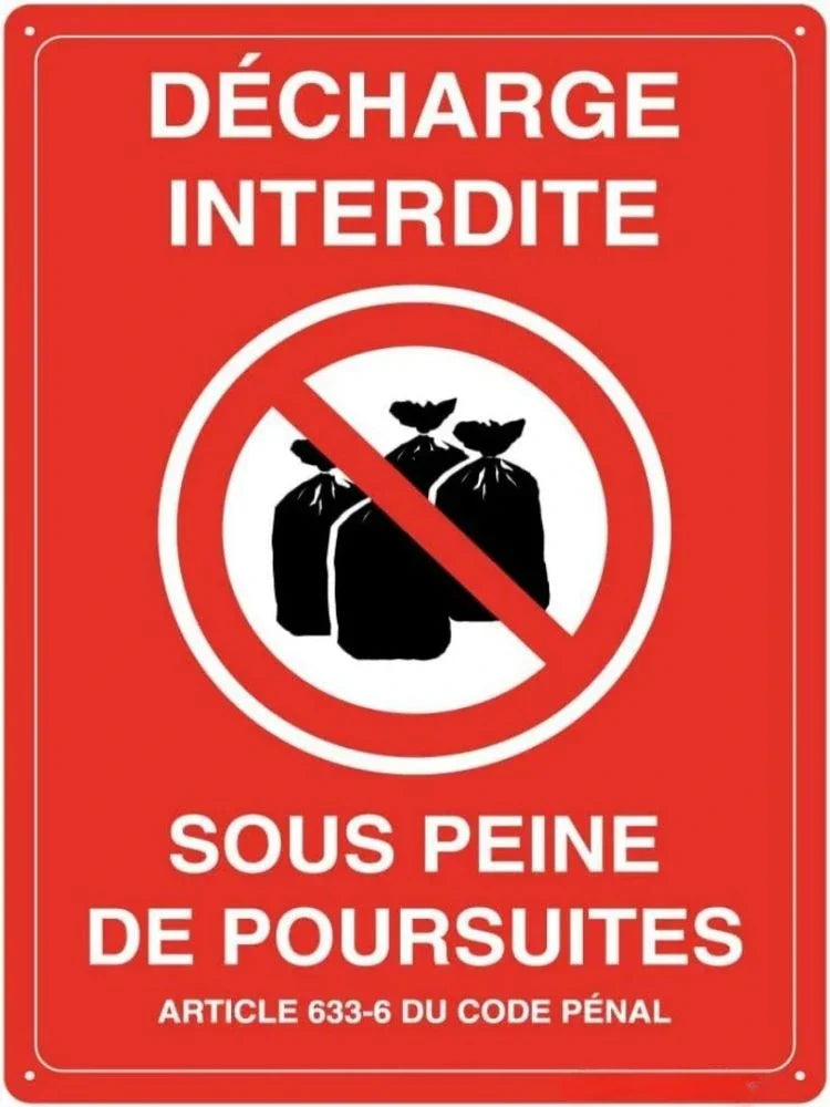 Panneau Aluminium Sécurité “Alarme Vidéo – Propriété Privée, Défense d’Entrer” – Plaque Rétro pour Parking et Zones Protégées