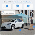 Cámara de vigilancia exterior Ctronics 4K 8MP WiFi 5G – Color de visión nocturna, rotación de 360°, vigilancia automática y audio bidireccional