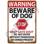 Panneau Vintage CCTV en Métal 20 x 30 cm – Plaque Murale “Vidéosurveillance 24h” pour Bar, Garage, Café et Maison