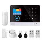 Sistema de alarma Maison PGST 2G GSM WiFi con Alexa y Tuya – Kit de seguridad conectado con detectores de apertura y movimiento