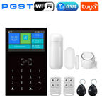 PGST Sistema de alarma GSM Tuya Sans Fil – Central de seguridad conectada con detector de movimiento PIR y comando telefónico para casas, boutiques y almacenes