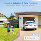 Caméra de Surveillance Ctronics 4K 8MP WiFi 5G Extérieure – PTZ 360°, Zoom Optique 16x, Vision Nocturne Couleur et Suivi Automatique