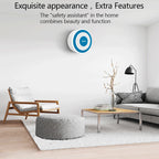 Sirène Intérieure Connectée PGST 433 MHz con detector de movimiento e hijo – Alarma compatible con Tuya, Alexa y Google Assistant